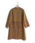 ANAYI (アナイ) キルティング切替ビーバークルーコート ブラウン サイズ:36：9000円