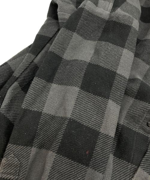 Palm Angels（パーム エンジェルス）Palm Angels (パーム エンジェルス) バックプリントシャツ ブラック×グレー サイズ:Ｍの古着・服飾アイテム