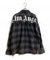 Palm Angels (パーム エンジェルス) バックプリントシャツ ブラック×グレー サイズ:Ｍ：10000円