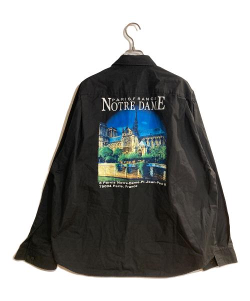 BALENCIAGA（バレンシアガ）BALENCIAGA (バレンシアガ) SACRE COEUR XL SHIRT ブラック サイズ:３7の古着・服飾アイテム