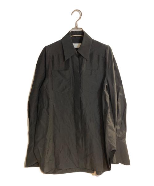 Mame Kurogouchi（マメクロゴウチ）mame kurogouchi (マメクロゴウチ) volume sleeve shirt ブラック サイズ:1の古着・服飾アイテム