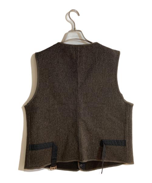 BROWN'S BEACH JACKET（ブラウンズビーチジャケット）BROWN'S BEACH JACKET (ブラウンズビーチジャケット) ビーチクロス アーリーベスト ブラウン サイズ:42の古着・服飾アイテム