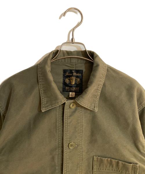 FULLCOUNT（フルカウント）FULLCOUNT (フルカウント) FRENCH MOLESKIN WORK JACKET グリーン サイズ:42の古着・服飾アイテム