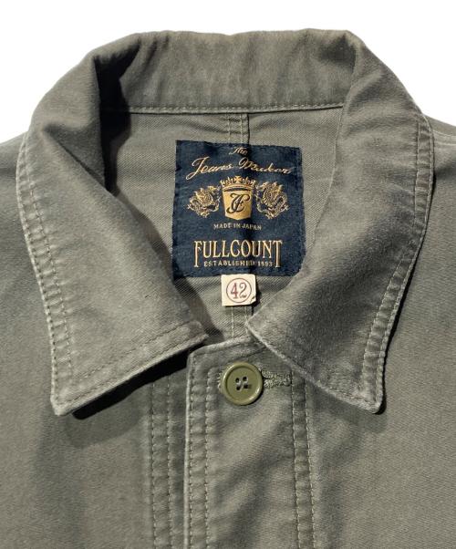 FULLCOUNT（フルカウント）FULLCOUNT (フルカウント) FRENCH MOLESKIN WORK JACKET グリーン サイズ:42の古着・服飾アイテム