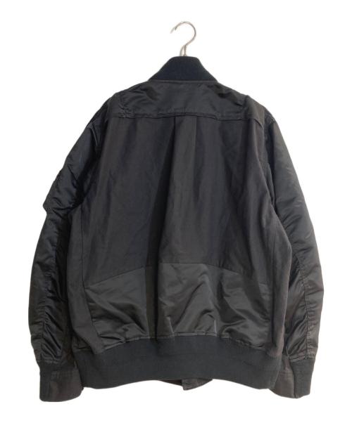 sacai（サカイ）sacai (サカイ) ミリタリー ボンバー ジャケット ブラック サイズ:4の古着・服飾アイテム