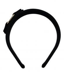 Ferragamo（フェラガモ）の古着「ヴァラリボンカチューシャ」｜ブラック