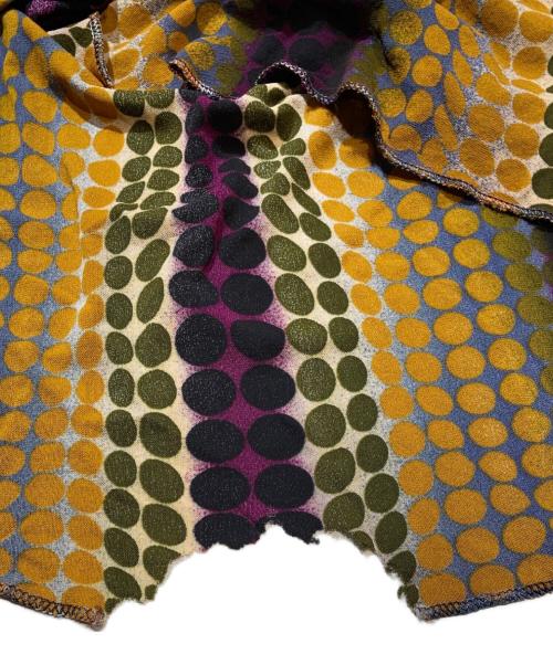 Jean Paul GAULTIER（ジャンポールゴルチェ）Jean Paul GAULTIER (ジャンポールゴルチェ) パワーネットドットプリントワンピース イエロー サイズ:Ｍの古着・服飾アイテム