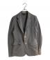 COMME des GARCONS HOMME PLUS（コムデギャルソンオムプリュス）の古着「タイヤボタンポリ縮テーラードジャケット」｜グレー