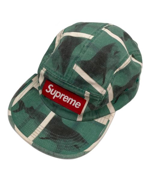 SUPREME（シュプリーム）Supreme (シュプリーム) Damien Hirst Camp /ダミアンハーストキャップ グリーンの古着・服飾アイテム