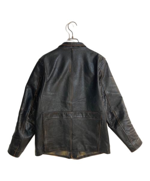 G&F WORKERS（ジーアンドエフワーカーズ）G&F WORKERS (ジーアンドエフワーカーズ) ウルフマンホースハイドカーコート ブラウン サイズ:Ｌの古着・服飾アイテム