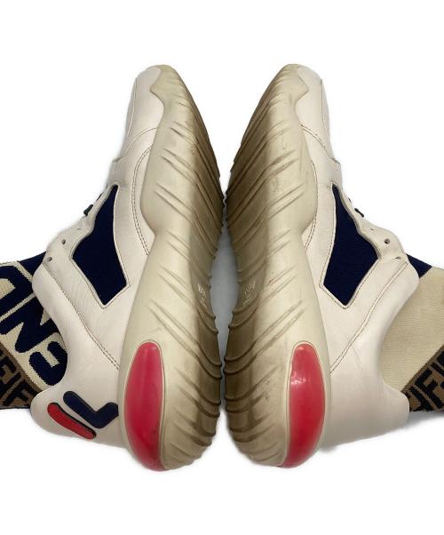 FENDI（フェンディ）FENDI (フェンディ) FILA (フィラ) マニアソックススニーカー ネイビー サイズ:不明の古着・服飾アイテム