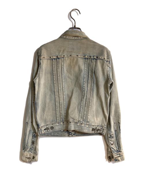 RRL（ダブルアールエル）RRL (ダブルアールエル) コンチョスタッズ2ndデニムジャケット ブルー サイズ:1の古着・服飾アイテム