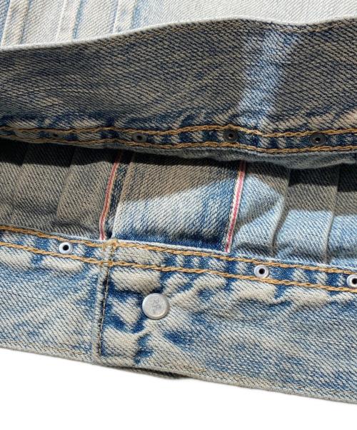 RRL（ダブルアールエル）RRL (ダブルアールエル) コンチョスタッズ2ndデニムジャケット ブルー サイズ:1の古着・服飾アイテム