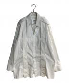 Yohji Yamamoto pour hommeヨウジヤマモト プールオム）の古着「コットンパラシュートシャツ」｜ホワイト