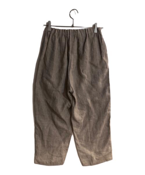 JURGEN LEHL（ヨーガンレール）JURGEN LEHL (ヨーガンレール) リネンイージーテーパードパンツ ベージュ サイズ:Mの古着・服飾アイテム
