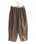 JURGEN LEHL（ヨーガンレール）の古着「リネンイージーテーパードパンツ」｜ベージュ