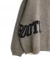中古・古着 TIGHTBOOTH PRODUCTION (タイトブースプロダクション) ACID LOGO KNIT SWEATER グレー サイズ:XL：10000円