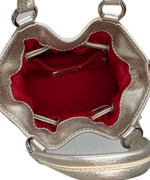 LANCEL（ランセル）LANCEL (ランセル) プルミエフラート メタリックハンドバッグ シルバーの古着・服飾アイテム