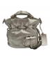 LANCEL（ランセル）の古着「プルミエフラート メタリックハンドバッグ」｜シルバー