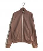 FRED PERRYフレッドペリー）の古着「Taped Track Jacket」｜ピンク
