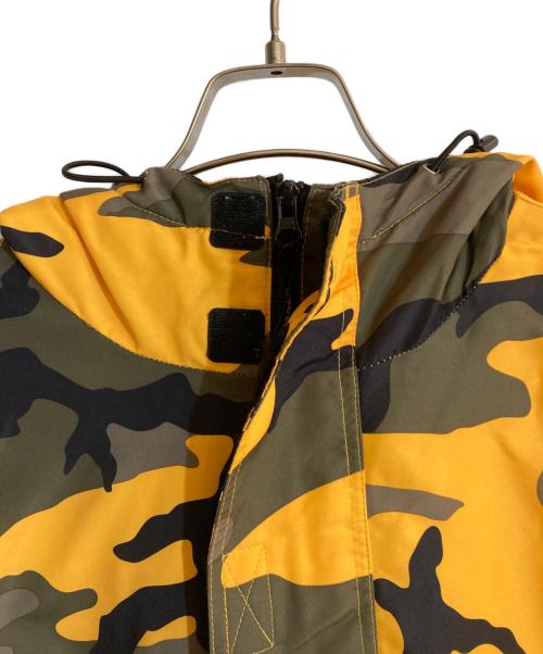 SUPREME（シュプリーム）Supreme (シュプリーム) Hooded Logo Half Zip Pullover／ ハーフジップ プルオーバー  イエロー サイズ:Mの古着・服飾アイテム