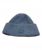 Acne studiosアクネ ストゥディオス）の古着「スモールFaceロゴビーニー」｜ブルー