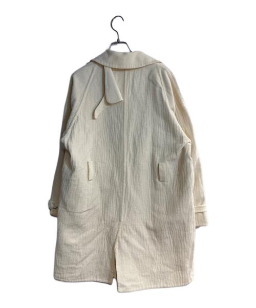 AURALEE（オーラリー）AURALEE (オーラリー) COTTON MOLE MELTON HAND SEWN COAT アイボリー サイズ:０の古着・服飾アイテム