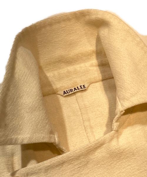 AURALEE（オーラリー）AURALEE (オーラリー) COTTON MOLE MELTON HAND SEWN COAT アイボリー サイズ:０の古着・服飾アイテム