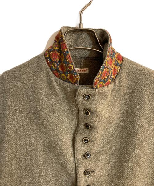 KAPITAL（キャピタル）KAPITAL (キャピタル) 多重ボタンドルマンスリーブネップジャケット ベージュ サイズ:ＸＳの古着・服飾アイテム