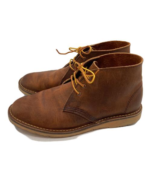 RED WING（レッドウィング）RED WING (レッドウィング) ウィークエンダーチャッカブーツ ブラウン サイズ:26の古着・服飾アイテム