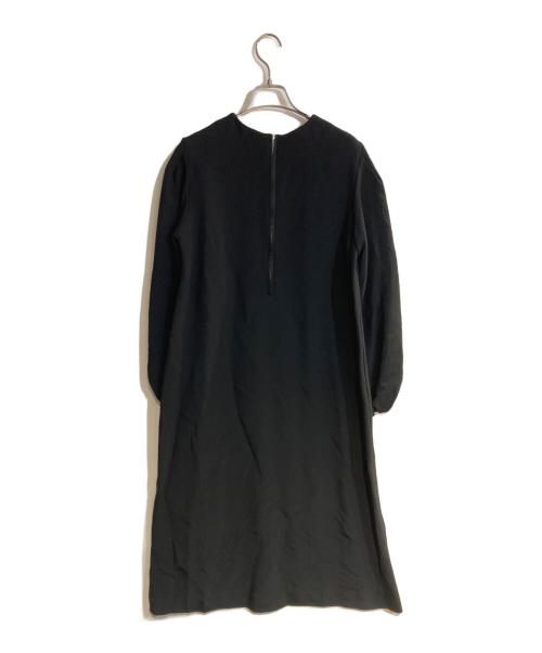 DRAWER（ドゥロワー）Drawer (ドゥロワー) RESORT2 パフスリーブワンピース ブラック サイズ:36の古着・服飾アイテム