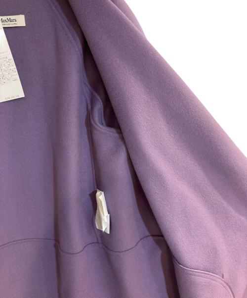 'S Max Mara（エスマックスマーラ）'S Max Mara (エスマックスマーラ) CUTITO AMANO ベルテッドリバーハーフコート パープル サイズ:36の古着・服飾アイテム