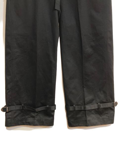 sacai（サカイ）sacai (サカイ) ベルテッド ワイドカーゴパンツ ブラック サイズ:3の古着・服飾アイテム