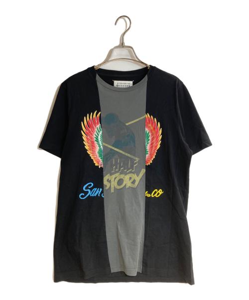 Maison Margiela（メゾンマルジェラ）Maison Margiela (メゾンマルジェラ) 再構築カットソー ブラック サイズ:46の古着・服飾アイテム