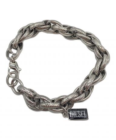 中古・古着通販】DIESEL (ディーゼル) チェーンブレスレット シルバー