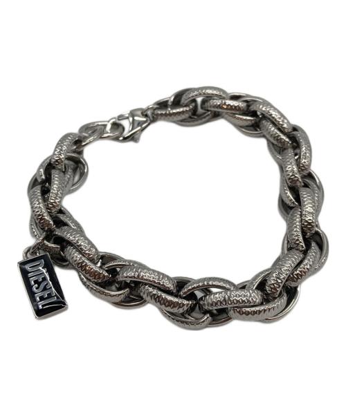 DIESEL（ディーゼル）DIESEL (ディーゼル) チェーンブレスレット シルバーの古着・服飾アイテム