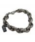 DIESEL (ディーゼル) チェーンブレスレット シルバー：12000円