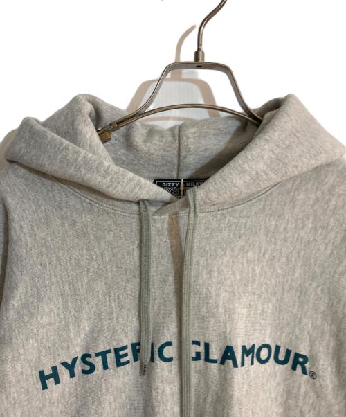 Hysteric Glamour（ヒステリックグラマー）Hysteric Glamour (ヒステリックグラマー) HYS LOGO パーカー グレー サイズ:Mの古着・服飾アイテム