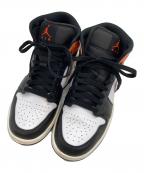 NIKEナイキ）の古着「AIR JORDAN 1 Mid」｜オレンジ