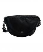 PORTERポーター）の古着「ハーフムーンショルダーバッグ」｜ブラック