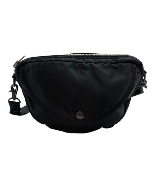 PORTER（ポーター）PORTER (ポーター) ハーフムーンショルダーバッグ ブラックの古着・服飾アイテム