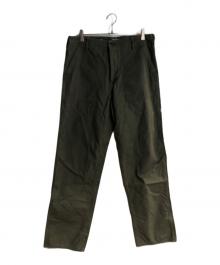 Pherrow's（フェローズ）の古着「バックサテンベイカーパンツ」｜グリーン