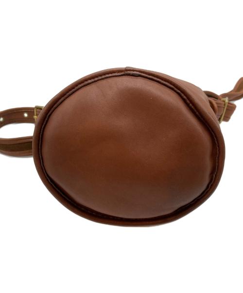 COACH（コーチ）COACH (コーチ) レザーショルダーバッグ ブラウンの古着・服飾アイテム