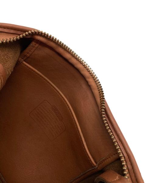 COACH（コーチ）COACH (コーチ) レザーショルダーバッグ ブラウンの古着・服飾アイテム