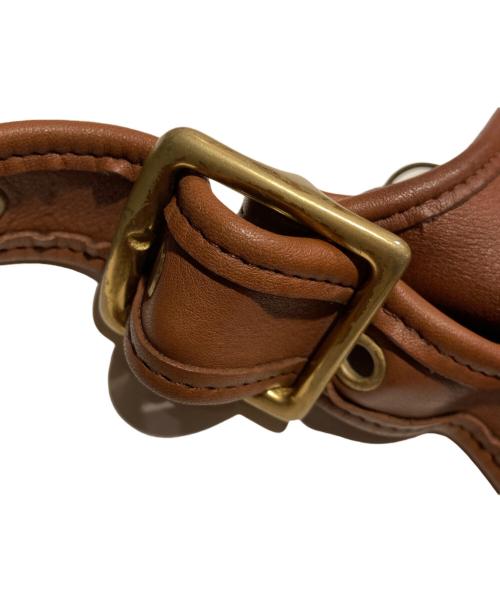 COACH（コーチ）COACH (コーチ) レザーショルダーバッグ ブラウンの古着・服飾アイテム