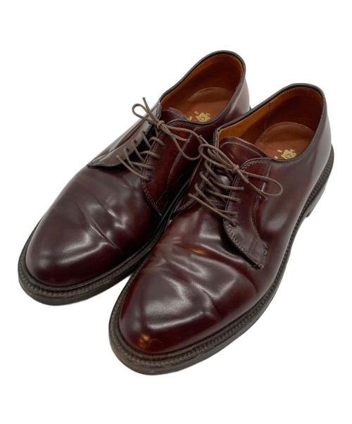 Alden（オールデン）ALDEN (オールデン) 990コードバンプレーントゥシューズ ＃8バーガンディ サイズ:SIZE 8Dの古着・服飾アイテム