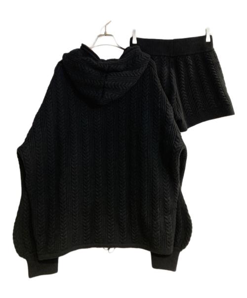 RANDY（ランディー）Randy (ランディー) ニットカーゴセットアップ ブラック サイズ:Mの古着・服飾アイテム