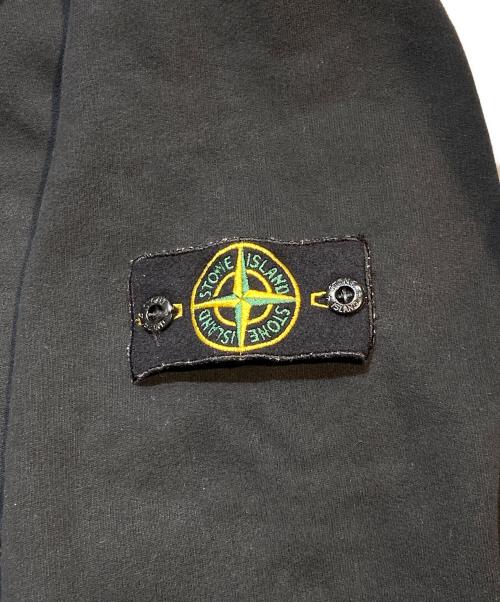 STONE ISLAND（ストーンアイランド）STONE ISLAND (ストーンアイランド) コットンスウェットプルオーバーパーカー ブラック サイズ:XLの古着・服飾アイテム