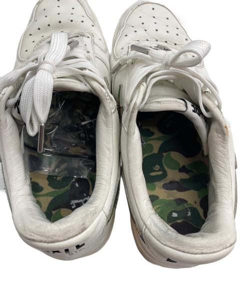 A BATHING APE（ア ベイシング エイプ）A BATHING APE (ア ベイシング エイプ) ABC CAMO BAPE STA ホワイト サイズ:２6㎝の古着・服飾アイテム