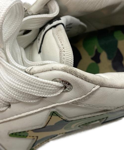 A BATHING APE（ア ベイシング エイプ）A BATHING APE (ア ベイシング エイプ) ABC CAMO BAPE STA ホワイト サイズ:２6㎝の古着・服飾アイテム